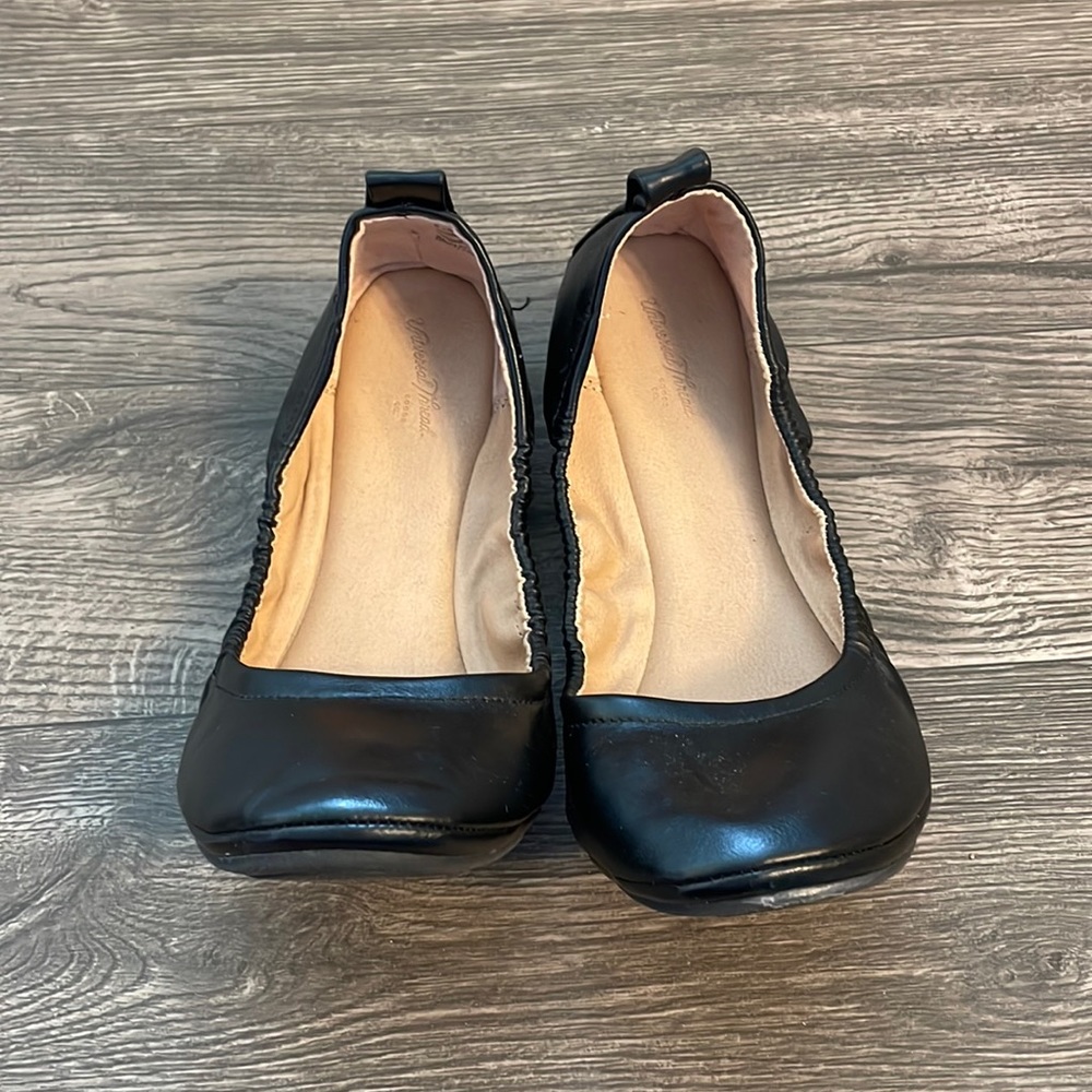 Universal thread ballet flats black size 8